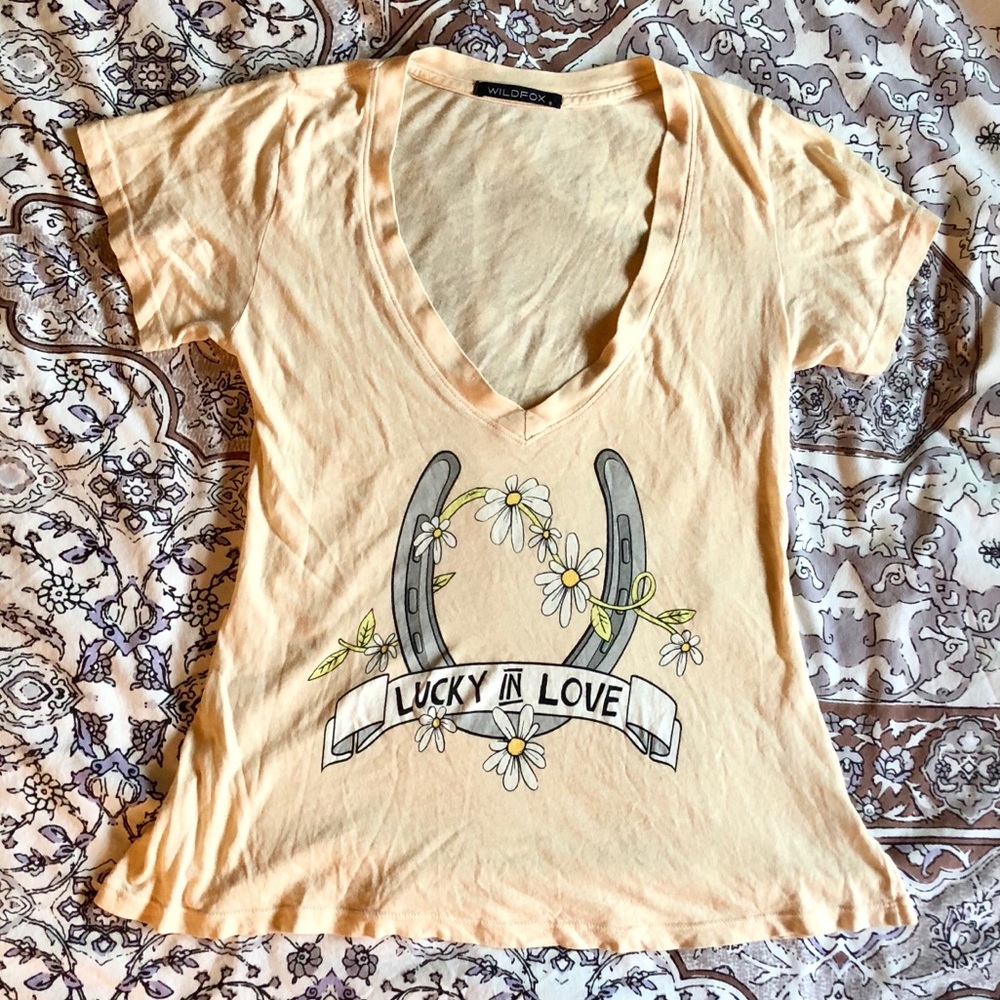 Wildfox “Lucky in Love” Tee